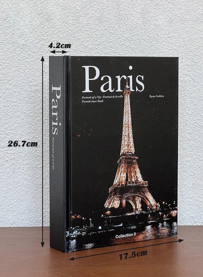 طاولة قهوة كتب مزخرفة للديكور المنزلي، كتب صناعية للزينة، ديكور رف كتب جمالي لغرفة المعيشة غرفة المكتب غرفة النوم، 3 قطع زخرفة - Image 2