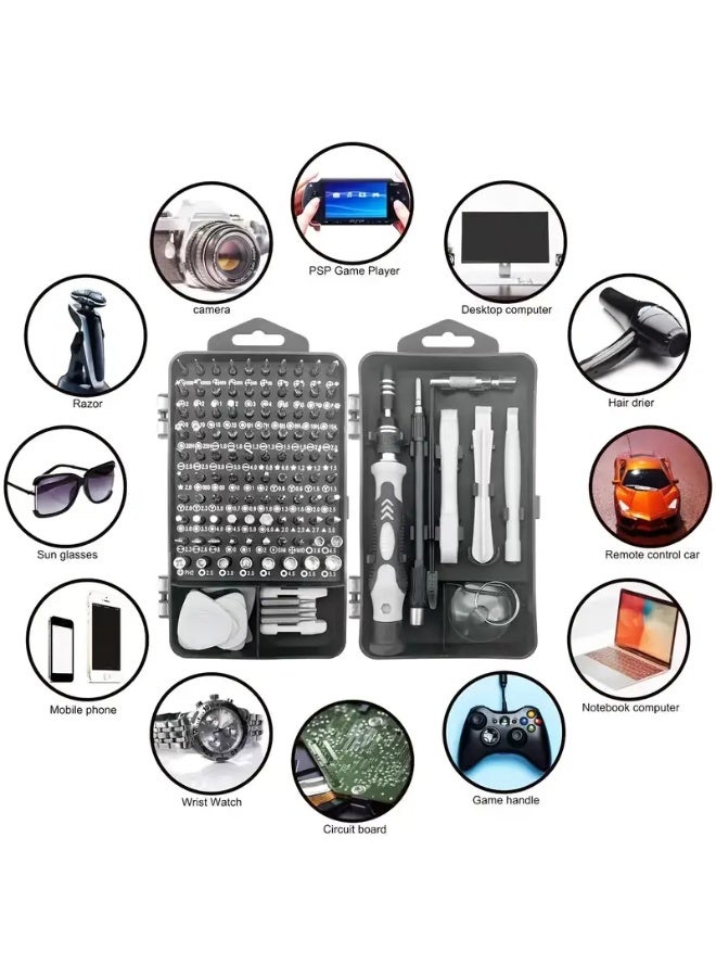 115-in-1 Strong Magnetic Screwdriver Set - Multifunctional Disassembly Complete Set of Tools with Special-shaped Bits and High Hardness  - Image 5