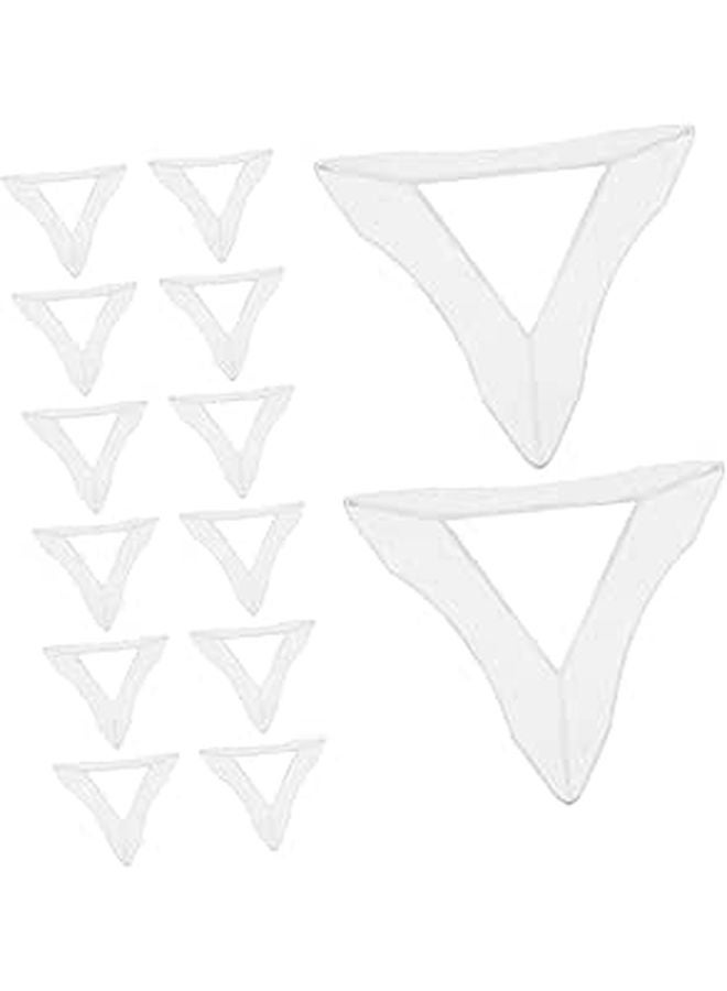 24 Pcs Triangle Display Rack for Puzzles Crystals Gems Portable Stable Easy to Clean - Image 1