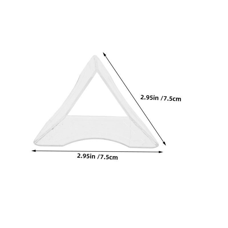 24 Pcs Triangle Display Rack for Puzzles Crystals Gems Portable Stable Easy to Clean - Image 3