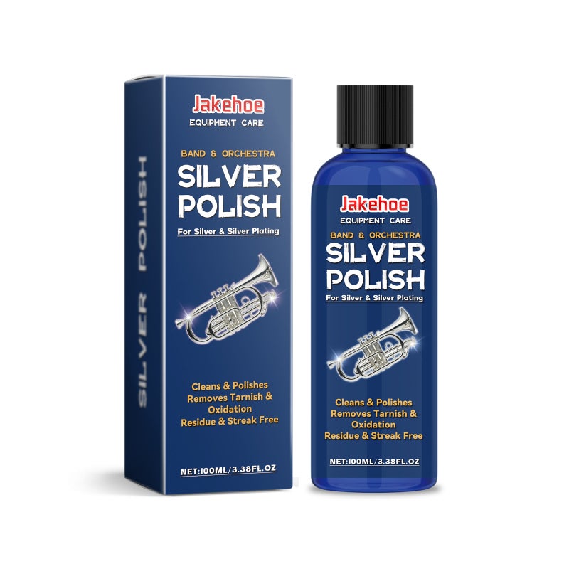 Jakehoe Silver Polishing Agent Silver Jewelry Cleaning Stains Daily Maintenance Polishing Renovation Cleaner - Image 1