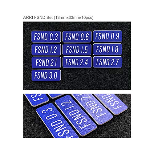 OPENMOON Filter Tags ARRI FSND Set (13 * 33m/10pcs) - Image 2