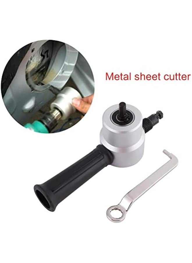 Generic Power Drill Nibbler Double Metal Sheet Nibbler Drill Attachment with Wrench Parts Orange power drill nibbler  - Image 2