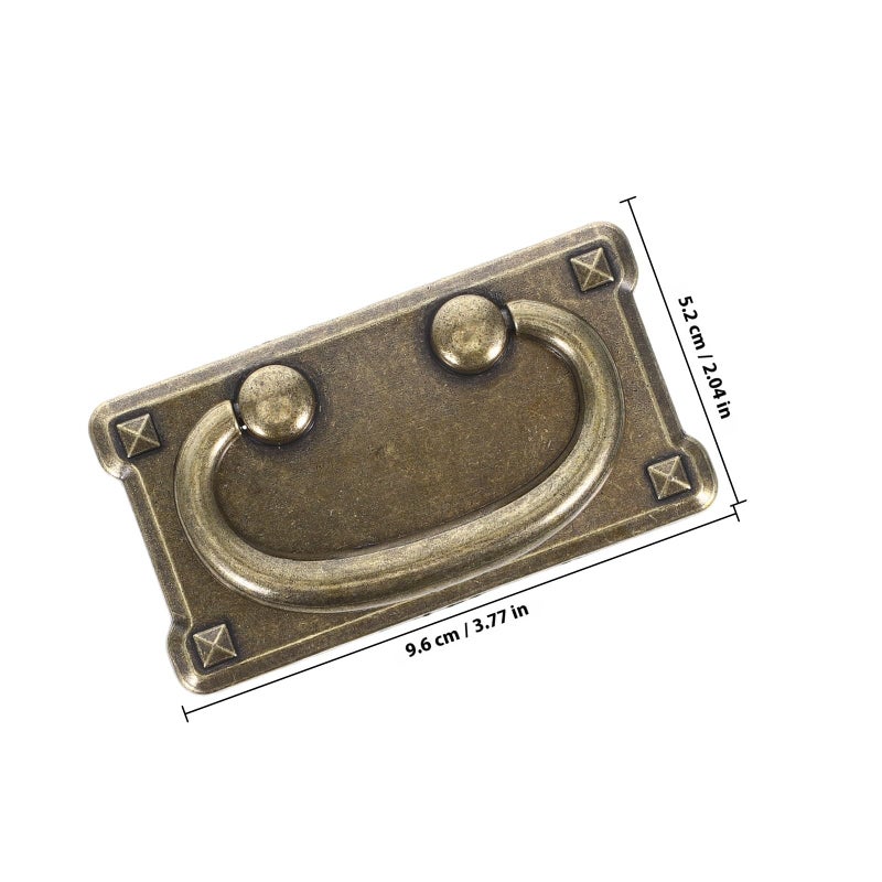 Antique Bronze Cabinet Pulls Vintage Wardrobe Handles Zinc Alloy Retro Drawer Cupboard Hardware - Image 3