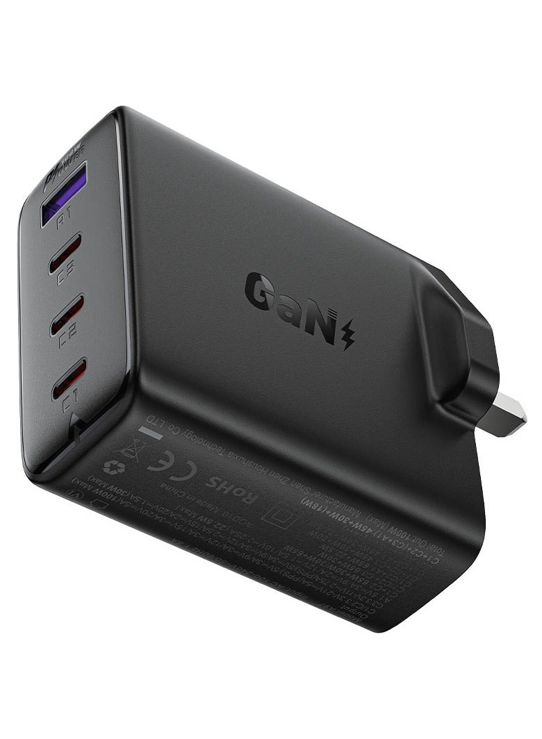 ACEFAST Fast Charge Wall Charger A97 PD100W GaN (3xUSB-C + 1xUSB-A) UK - Image 4