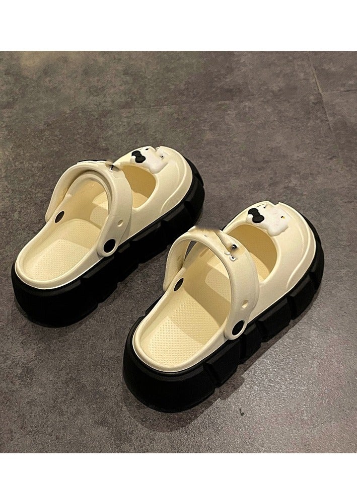 Cute Cartoon Fashionable Versatile Baotou Slippers  - Image 1