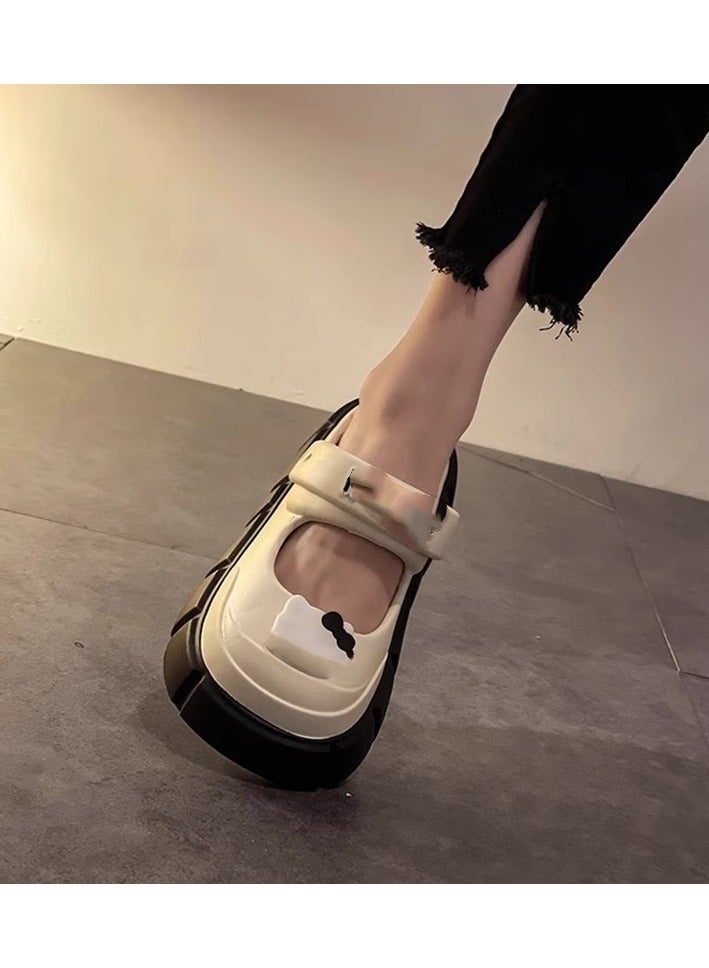 Cute Cartoon Fashionable Versatile Baotou Slippers  - Image 2