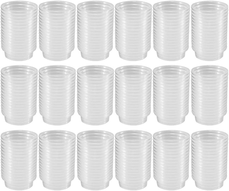 MRTIOO 500 pcs 0.5oz Cups, Crested Gecko Food and Water Feeding Cups, Reptile Feeder Bowls, for Lizard and Other Small Pet Ledge Accessories Supplies - Image 1