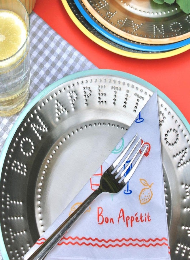 Talking Tables 20 x Summer Napkins, Recycled Paper Serviettes for Picnics & Al Fresco Dining Eco-Friendly & Recyclable, Ideal for Birthday Buffet, Weddings, BBQ, Decoupage - Image 3