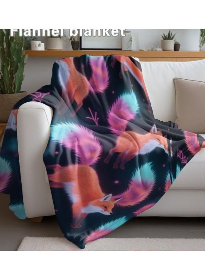 عام بطانية رقيقة من الفانيلا (حرارة ومريحة، ومناسبة للنوم واستخدام اللعبة والغبار والرمل) 150 سم * 200 سم - 58 - Image 4