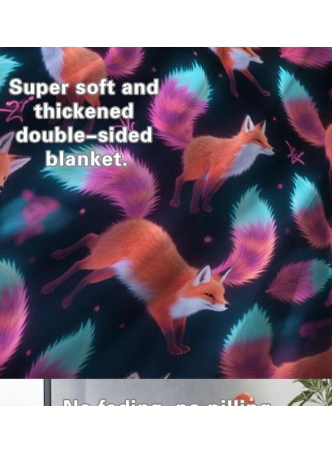 عام بطانية رقيقة من الفانيلا (حرارة ومريحة، ومناسبة للنوم واستخدام اللعبة والغبار والرمل) 150 سم * 200 سم - 58 - Image 5