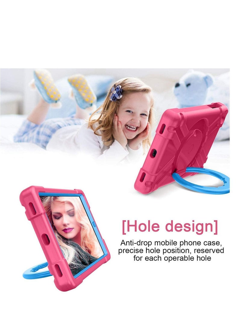 NIBEMINENT Tablet Protective Cover, for Galaxy Tab A 10.1 2019 SM-T510/ T515 case Kids Lightweight Shockproof Handle Magic Ring 360 Rotating Multi-FullBody Rugged Cover Samsung - Image 2