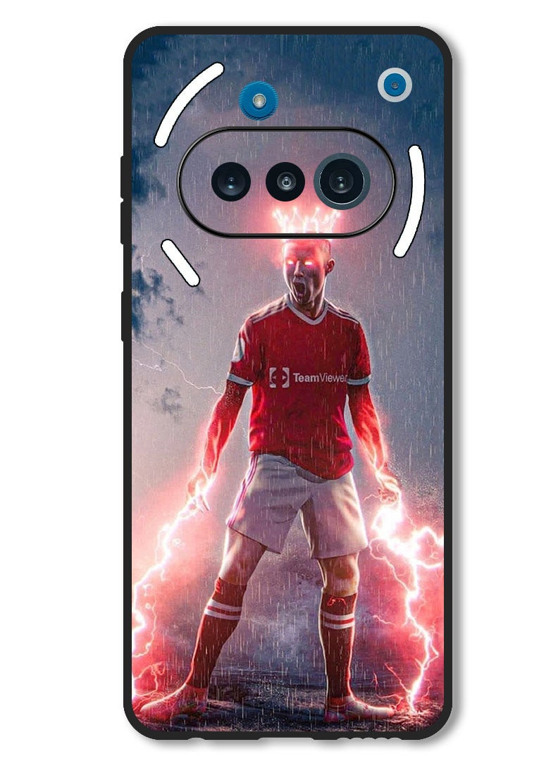 Theodor Case Compatible with Nothing Phone 3a Protection Shockproof Bumper Cover Ronaldo (5) - Image 1