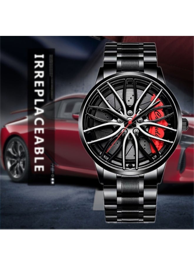 Generic - Men's Automatic Movement Watch with Hollow Wheel Hub Design, Business Casual and Waterproof - Image 1