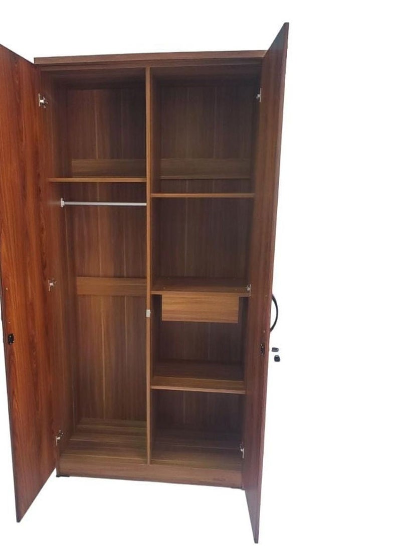 NAD - New AL Dhaid Furniture LLC 2 Door Wardrobe NAD621 - Image 1