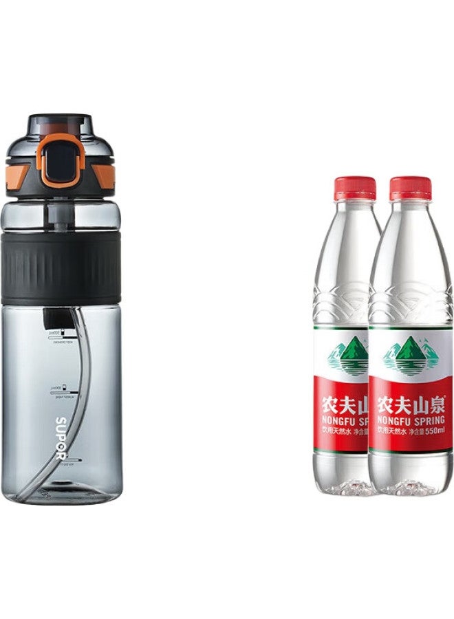 Supor Sports Water Bottle, Large Capacity, Summer Tritan Plastic Cup, Portable For Children, Fitness Water Bottle For Men And Women, 950Ml - Image 2