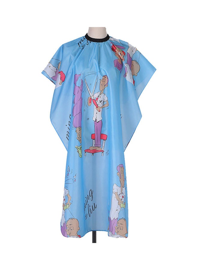 NIBEMINENT Waterproof Hair Styling Cape with Snap Closure Multicolour - Image 1