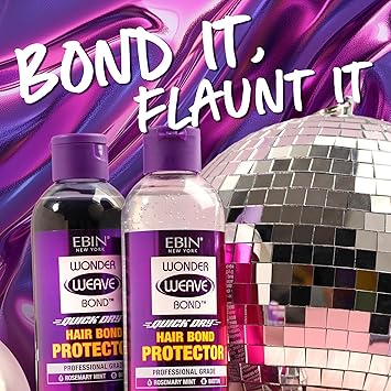 EBIN NEW YORK Wonder Weave Bond Hair Bond Protector Black 85 floz250ML - Image 4