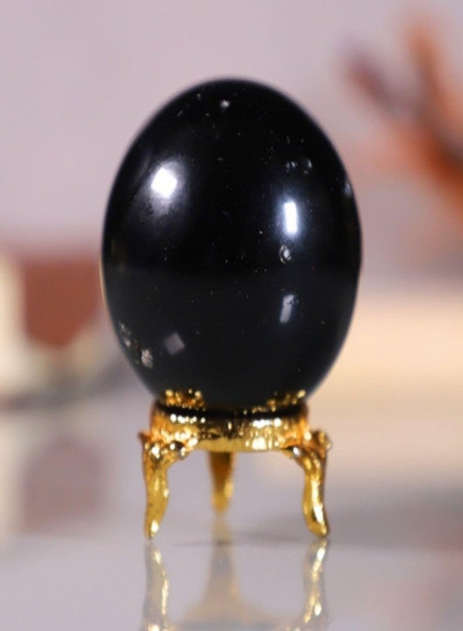 Crystal Divine Black Tourmaline Crystal Sphere Ball Crystal Showpieces for Home Decor Table Decor Items & Decorative Items Crystal Stones Astro Sphere Crystal Ball Gemstone Spheres Feng Shui Items - Image 2