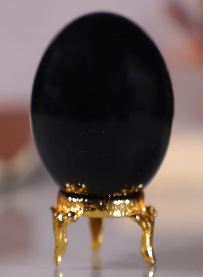 Crystal Divine Black Tourmaline Crystal Sphere Ball Crystal Showpieces for Home Decor Table Decor Items & Decorative Items Crystal Stones Astro Sphere Crystal Ball Gemstone Spheres Feng Shui Items - Image 1