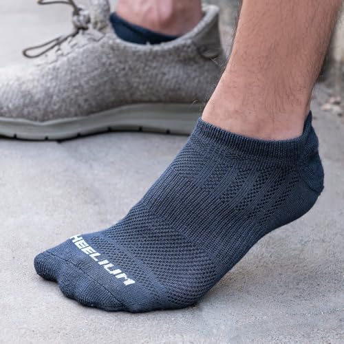 HEELIUM Bamboo Ankle Socks for Men & Women | Ultra-Soft, Odour-Free, Thin & Breathable | 3X Softer than Cotton | Sizes - M (UK 4-8) & L (UK 9-13) - Image 5