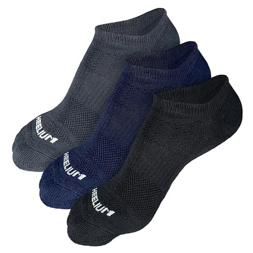 HEELIUM Bamboo Ankle Socks for Men & Women | Ultra-Soft, Odour-Free, Thin & Breathable | 3X Softer than Cotton | Sizes - M (UK 4-8) & L (UK 9-13) - Image 1