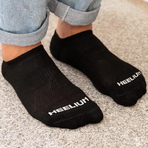 HEELIUM Bamboo Ankle Socks for Men & Women | Ultra-Soft, Odour-Free, Thin & Breathable | 3X Softer than Cotton | Sizes - M (UK 4-8) & L (UK 9-13) - Image 4