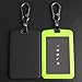 TANDRIVE 2PCS Silicone Key Card Holder Case Compatible with Tesla Model 3 Model Y Cybertruck and RivianKey Protector Cover Accessories Including Key Chain Black and Green - Image 2