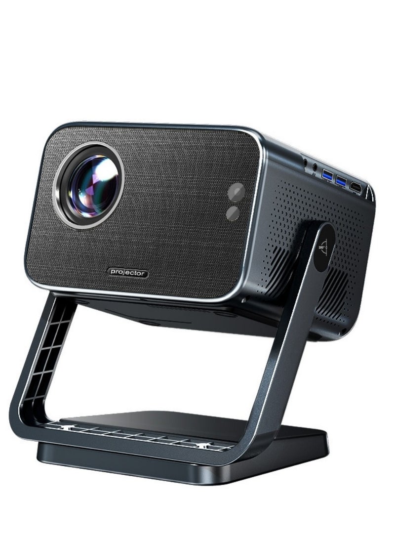 FlashHawk 4K Projector - 800 ANSI Native 1080P Mini Smart Android OS Projectors with WiFi And Bluetooth For Home Theater Outdoor Movie, Auto Focus, 3D Stereo Sound 