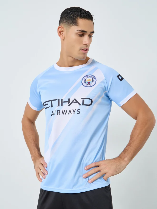 Styli Men Logo Print Short Sleeve Sports T-Shirt