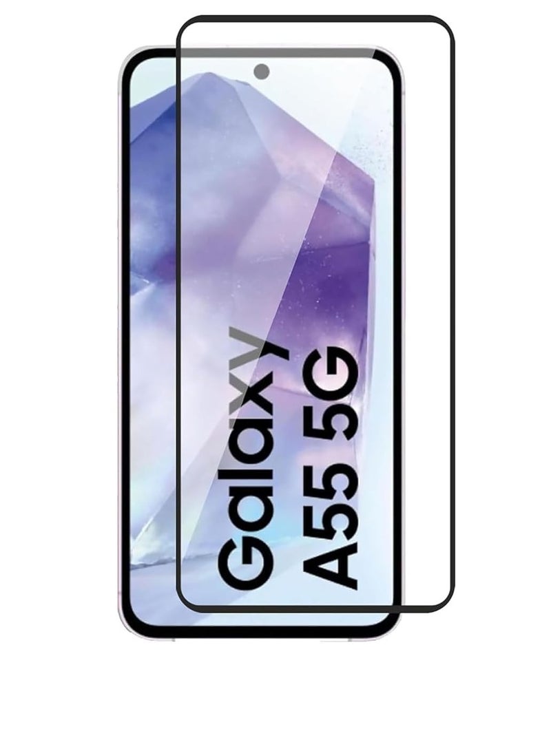 ten.tech for Samsung Galaxy A55 - Samsung Galaxy Tempered Glass Screen Protector, 9H Hardness Anti-Scratch Tempered Glass flim, Case Friendly,Anti-Scratch For - Image 1