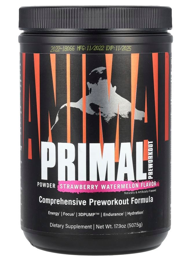 Primal Preworkout Powder Strawberry Watermelon 17.9 oz (507.5 g)