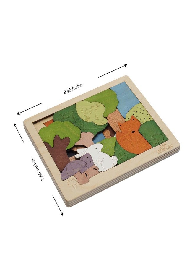 EKOPLAY Woodlands Puzzle for Kids | 33 Piece Jigsaw Puzzle for Pre-School Kids | Learning and Educational Toy Gift for Boys & Girls 3 Years and Above - Image 2