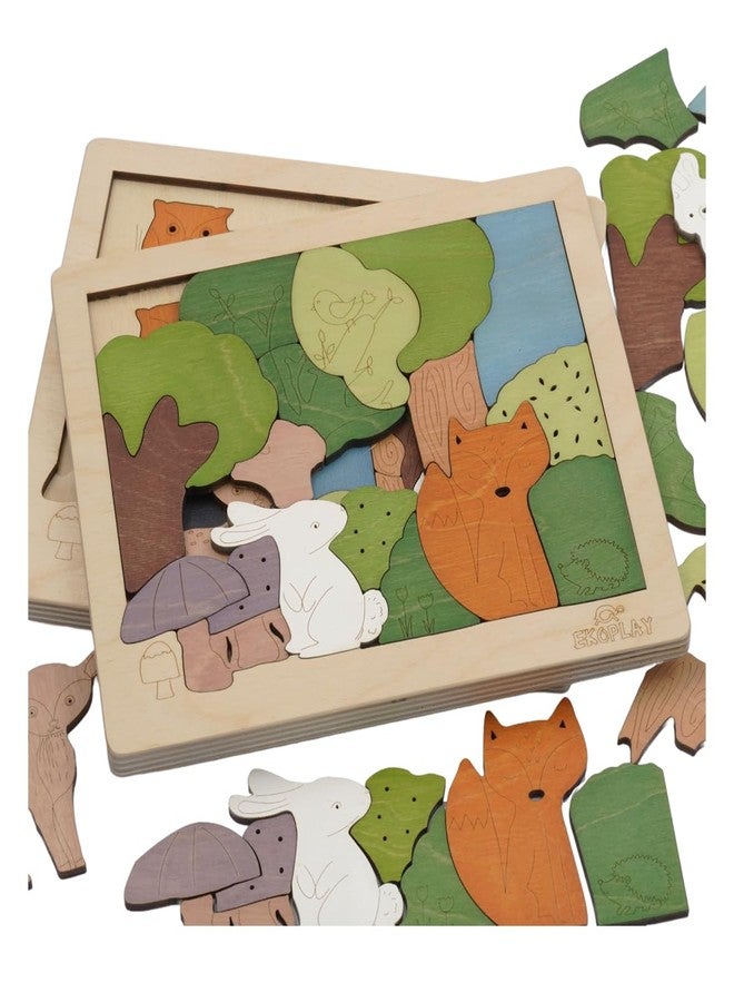 EKOPLAY Woodlands Puzzle for Kids | 33 Piece Jigsaw Puzzle for Pre-School Kids | Learning and Educational Toy Gift for Boys & Girls 3 Years and Above - Image 5