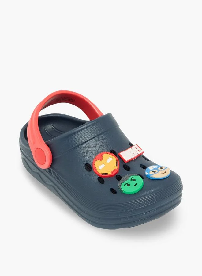 Marvel Boys Jibbitz Accent Backstrap School Clogs