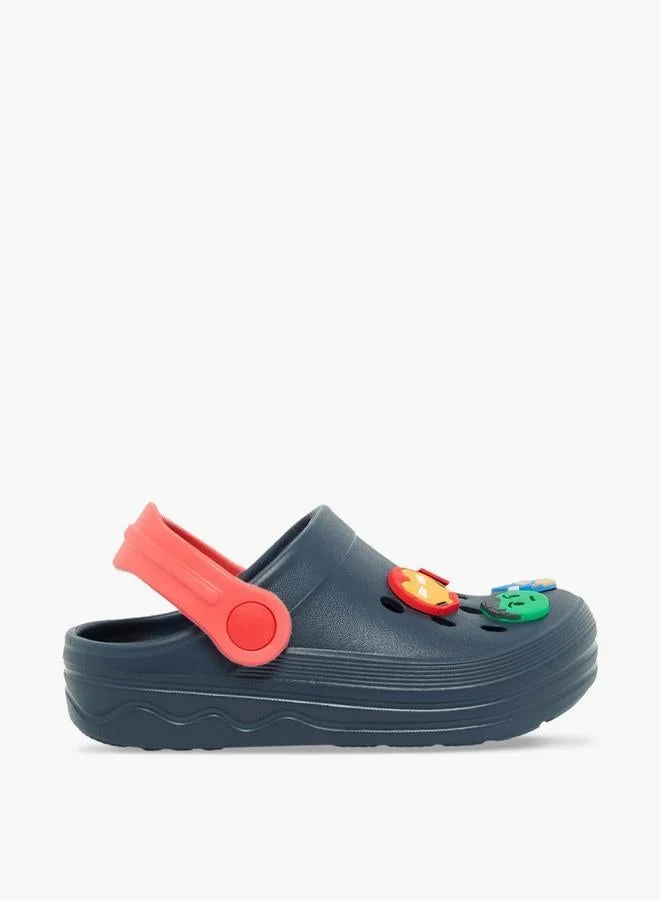 Marvel Boys Jibbitz Accent Backstrap School Clogs