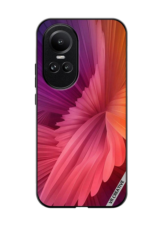 VR CREATIVE Protective Case Cover For Oppo Reno 10 Pro Flower Design Multicolour - Image 1