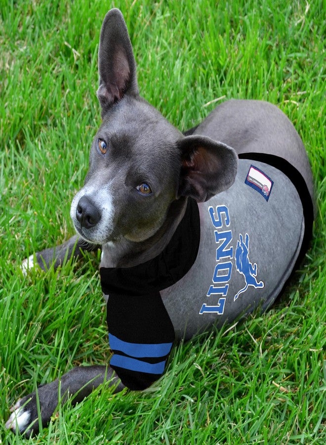 Pets First NFL Detroit Lions Hoodie for Dogs & Cats. | NFL Football Licensed Dog Hoody Tee Shirt, X-Small| Sports Hoody T-Shirt for Pets | Licensed Sporty Dog Shirt - Image 2