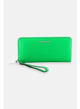 Michael Kors Women Brand Logo Wallet 19 L x 11 H x 2 W Cm, Green  - Image 1