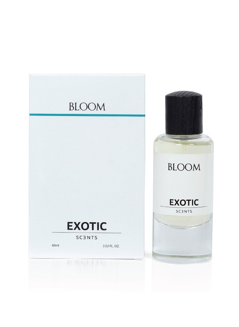 Exotic Scents Exotic Scents Bloom Eau de Parfume - 60ml |Fruity Floral Fragrance, Long Lasting  - Image 1