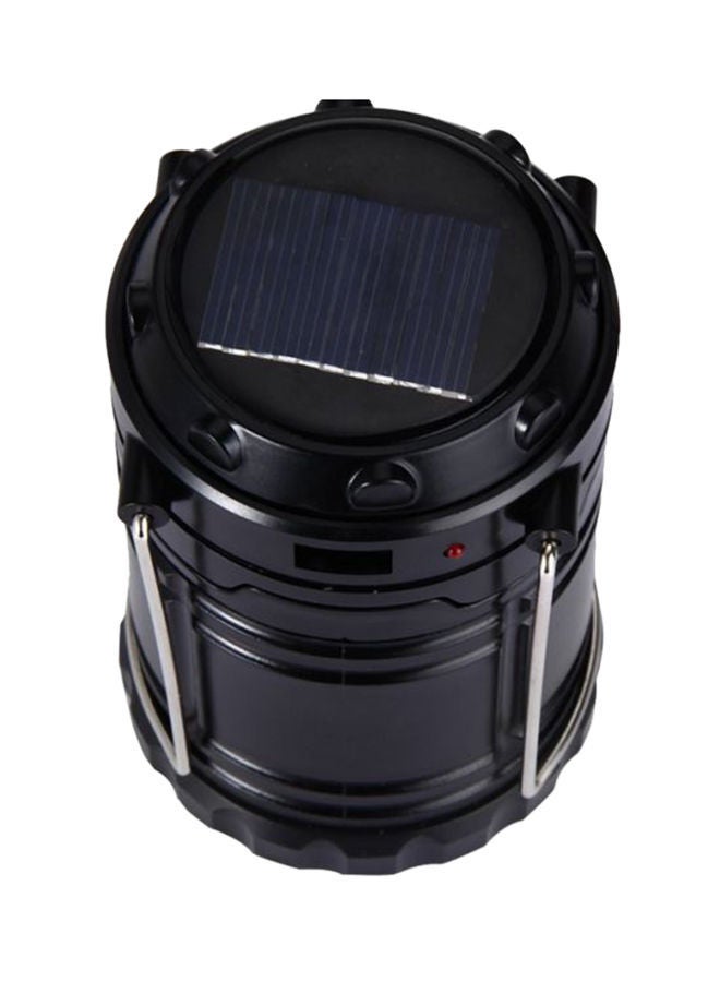 نيبمينينت مصباح مزود بـ 6 لمبات LED للتخييم وقابل لإعادة الشحن أسود 5x20سنتيمتر - Image 1