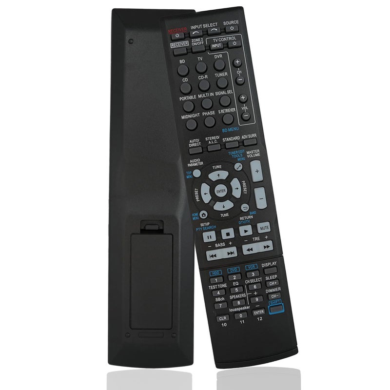 Kassionel Replaced Remote Control Compatible for Pioneer AXD7354 VSX-519V VSX-521-K VSX-1023 VSX-1024-K Home Theater AV A/V Audio/Video Receiver System - Image 1