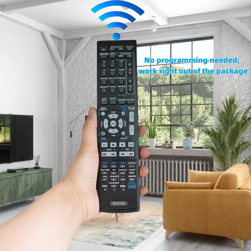 Kassionel Replaced Remote Control Compatible for Pioneer AXD7354 VSX-519V VSX-521-K VSX-1023 VSX-1024-K Home Theater AV A/V Audio/Video Receiver System - Image 2