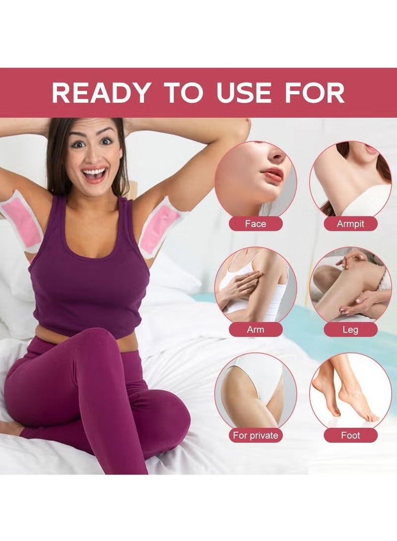 SUMAX Wax Strips - Hair Removal Wax Paper - 40Pcs Hair Removal Paper Strips, Suitable for Face, Body, Legs, Underarms, Etc - Image 5