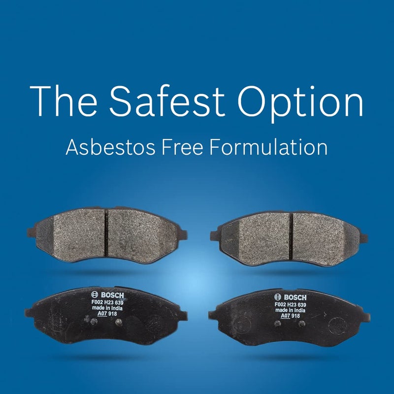 BOSCH F002H238448F8 All Weather Performance Rear Brake Pad for Skoda Octavia Rear (Set of 4) - Image 5