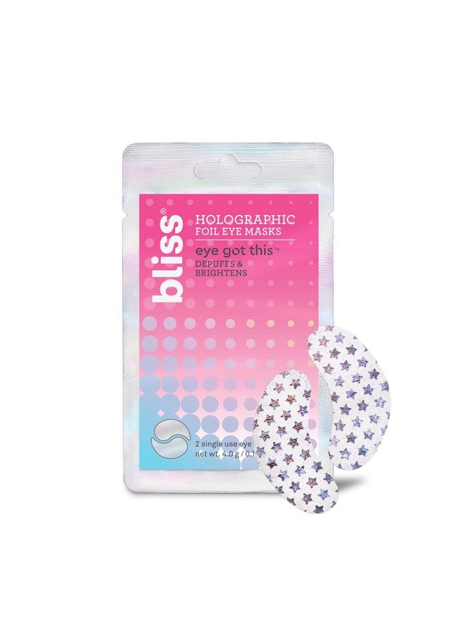 Bliss Eye Got This Holographic Foil Eye Masks - 5 Pack - Refreshing and Awakening Eyes - Reduces Puffiness and Dark Circles - Clean - Vegan & Cruelty-Free - Image 1