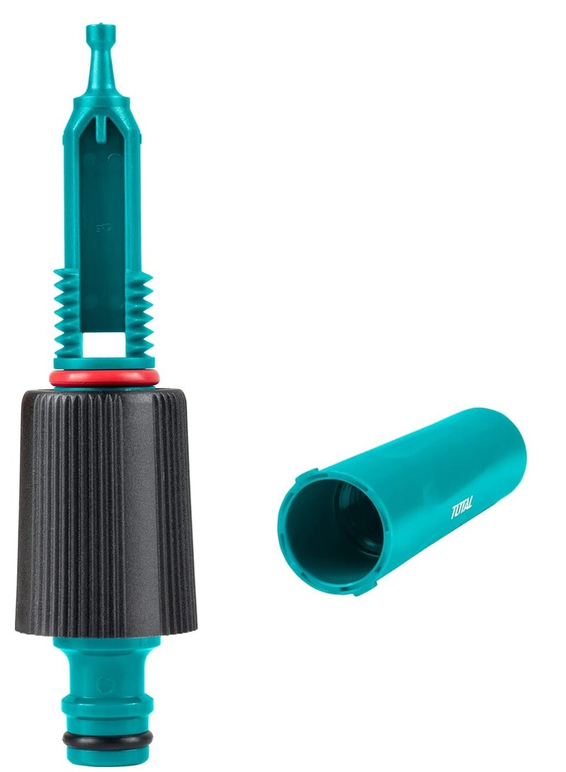 TOTAL Hose Connector Set-4 Piece-Quick Connect Hose Fittings for Easy Installation with Spray Nozzles and Water Hose Adapters- Hose Attachment Kit for Watering Accessories and Outdoor Watering Tools - Image 4