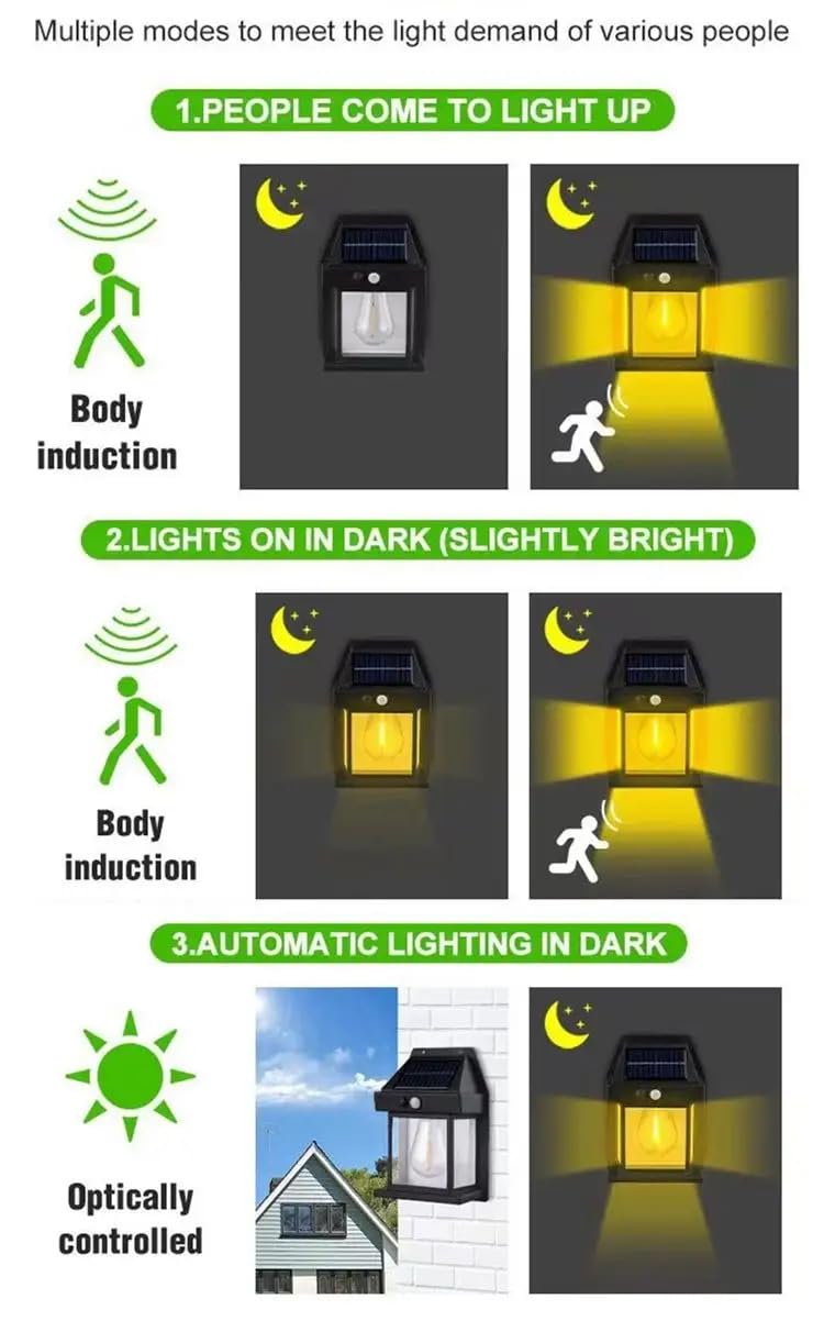 XERGY Solar Deck Lights Outdoor 4 Pack, Solar Step Lights Waterproof Led Solar Lights for Outdoor Stairs, Step, Fence, Yard, Patio, and Pathway(Warm White) - Image 4