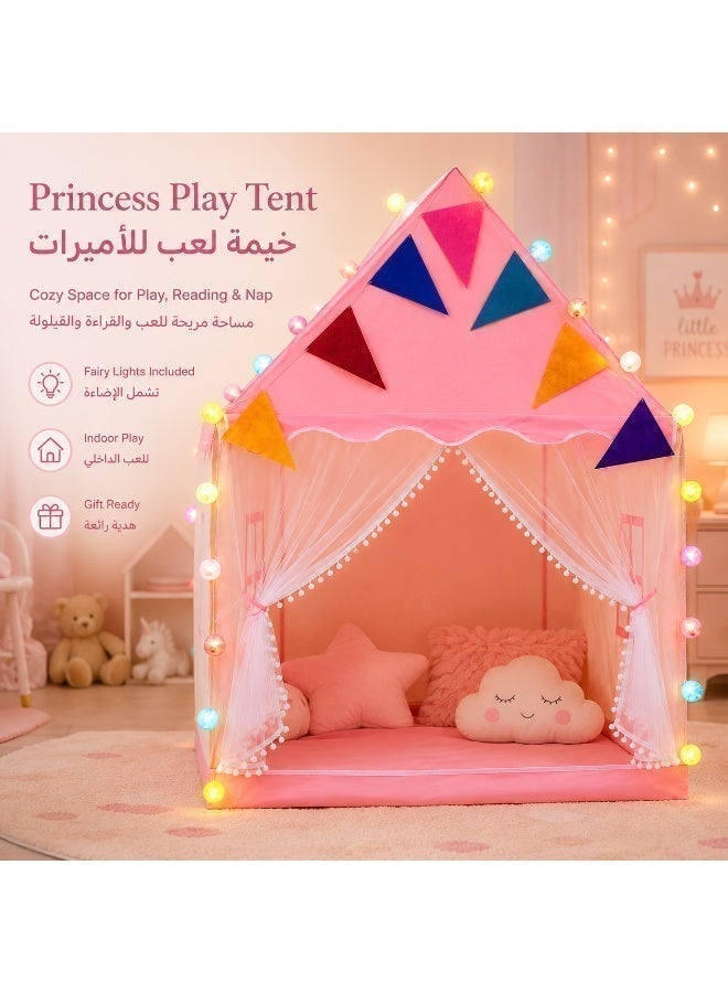 Egg Play Tent, Playhouse For Kids Indoor & Outdoor, Princess Castle Tent with Windows and Basic Mat, Gift Toys For Girl, Play House For Toddler, Children - Image 3