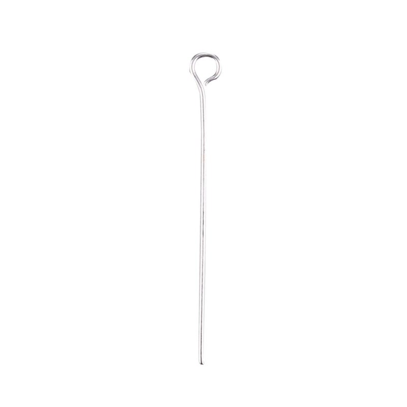 BEADIA Open Eye Pins Silver Head Pins for DIY Jewelry Making 30mm 300pcs - Image 2